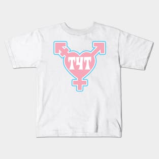 T4T - Transgender symbol- Pink - Valentines Trans Pride Kids T-Shirt